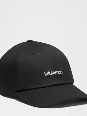 lululemon athletica Black Performance Cap with Inner Logo Tag